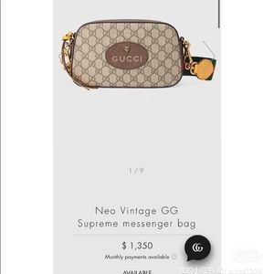 Gucci Neo Vintage GG Supreme messenger bag
